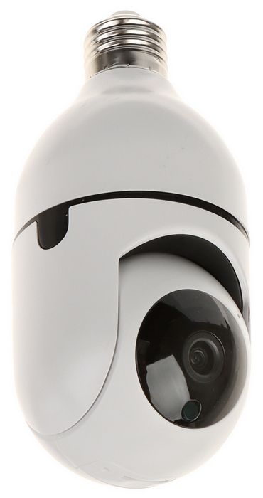 [RESIGILAT] Camera de supraveghere interior IP PTZ, Full HD, IR 30m, Montare pe E27 230V, 3.6mm, Wi-Fi, Tuya, Safer CAME27-R