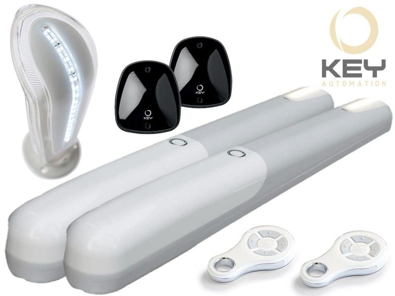Automatizare poarta batanta cu iluminare 2 x 2,5 metri Key Automation
