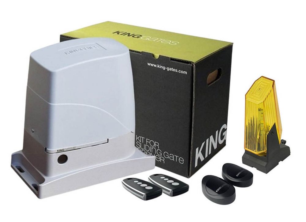 Automatizare de poarta culisanta pentru trafic intens 1800 KG, King Gates Dynamos XL, DYNAMOSXL1800KIT