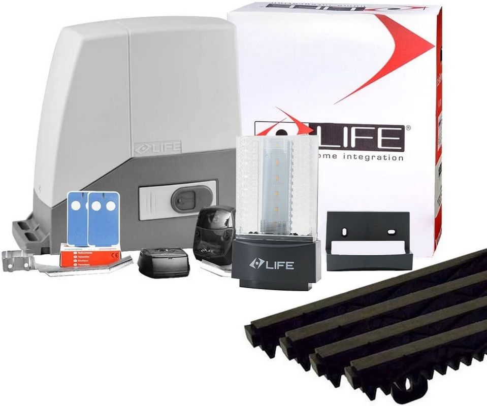 Automatizare poarta culisanta Life cu 4 metri cremaliera, Kitacer4