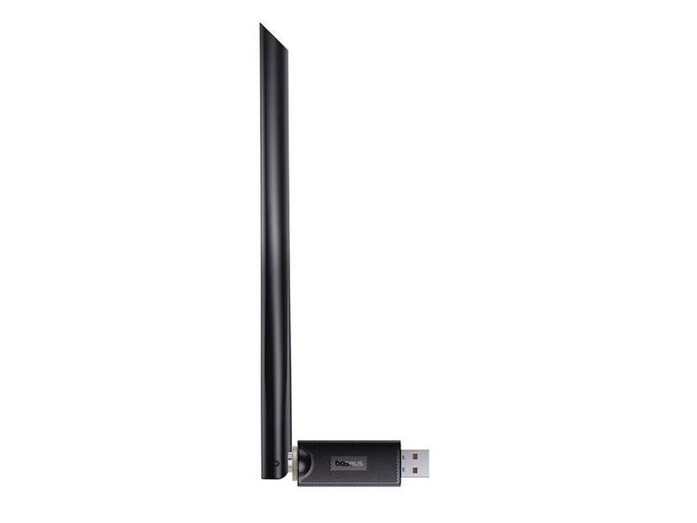 Adaptor Wi-Fi USB Baseus FastJoy 300Mbps, 2.4 GHz, antena externa 180°, USB-A, WPA2, B01317600111-01
