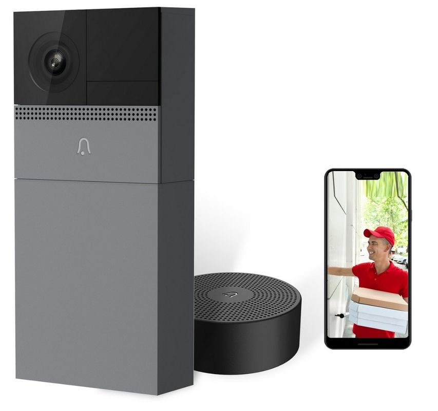 [RESIGILAT] Sonerie video wireless pe baterii, 1080p, aplicatie mobila si senzor PIR, Laxihub B1 B1-EU-NL-R