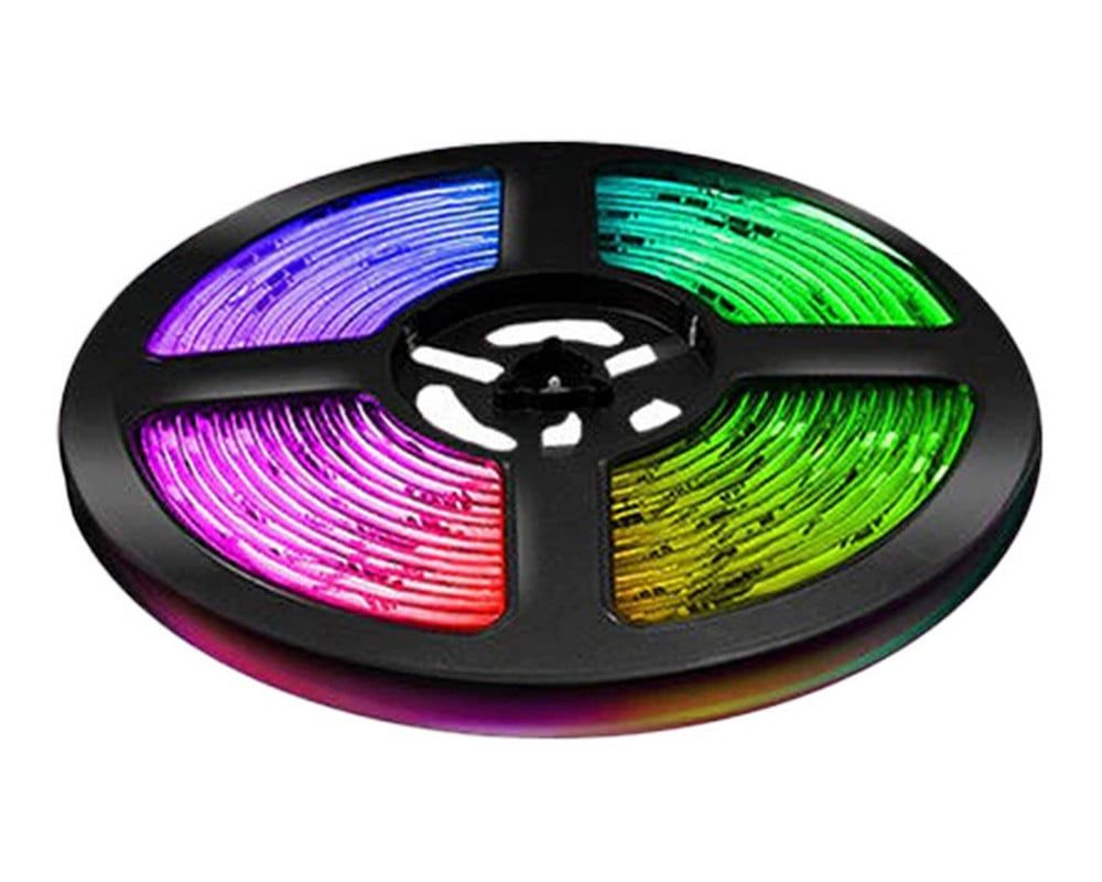 Banda LED inteligenta RGB, Wi-Fi, control vocal, compatibila cu aplicatia Tuya, Gosund SL2