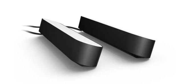 Set 2 bare LED inteligente Philips 8718696170724, 13.2W, 500 lm, RGBW, 2000-6500K, Bluetooth, Zigbee, IP20, compatibil Hue Bridge, negru