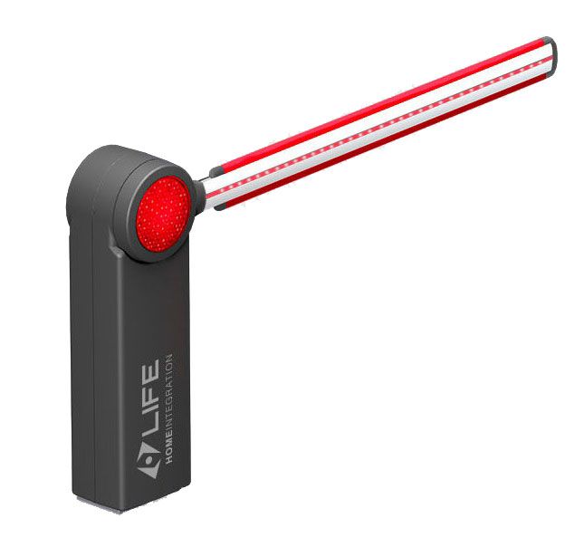 Bariera pentru acces auto, lungime 5 metri, cu tub luminos, Life Supra SU424+LIGHT -5m