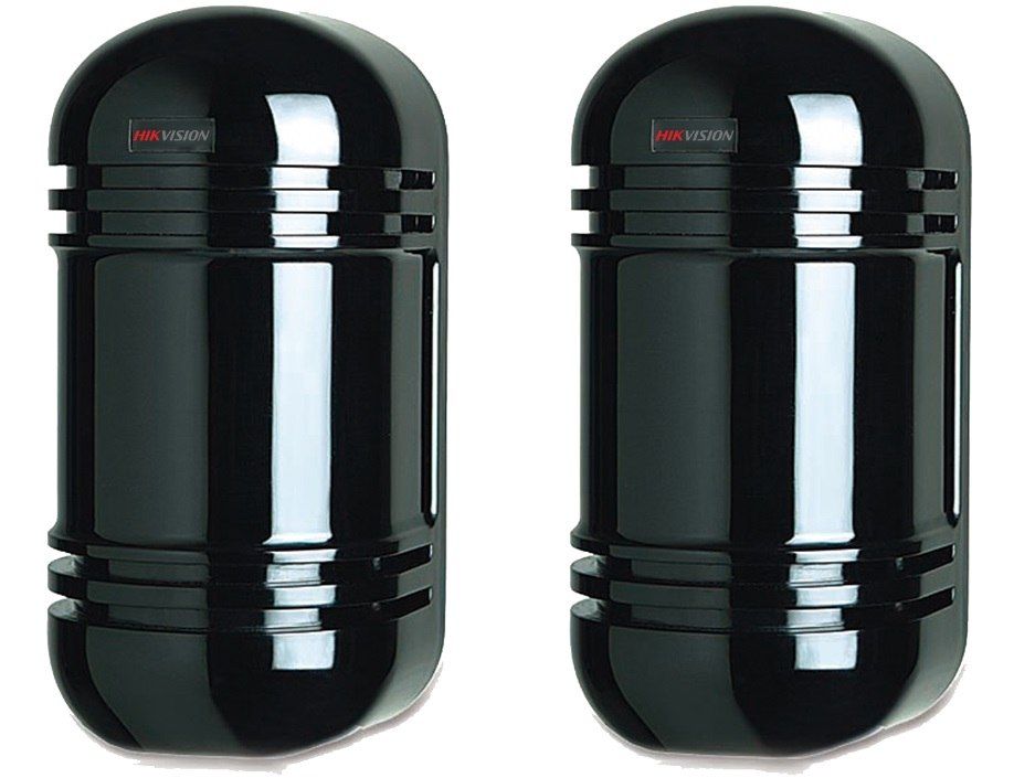 Bariera cu infrarosu 60m, 2 fascicule IR, imunitate la ploaie si insecte, Hikvision DS-PI-D60