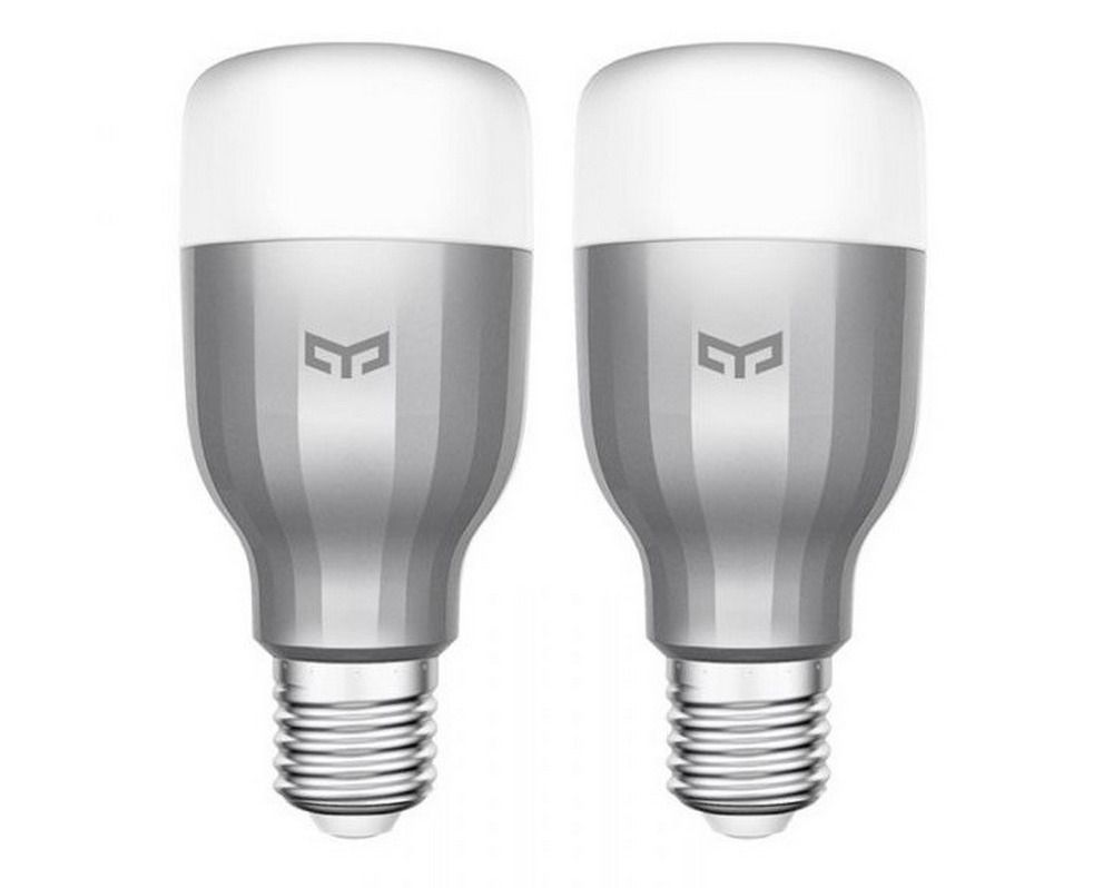 Xiaomi Bec Mi Smart LED Bulb (Alb + Color), 10W, Wi-Fi, 800 lm, control prin aplicatie, 2-Pack, GPX4025GL