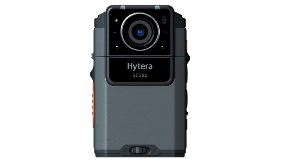 Bodycam politie 4G Hytera SC580 64GB (IR), 64GB, 1080p, infrarosu, Wi-Fi, GPS, Bluetooth, IP68, baterie 3200mAh