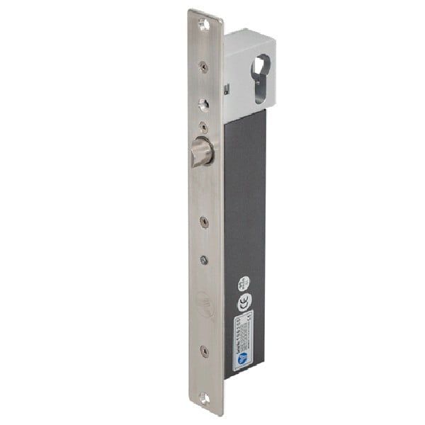 Bolt electric Fail-Secure, 2000kgf, 12V, NO/NC, monitorizare si temporizare, montare incastrata, YB-600C(LED)
