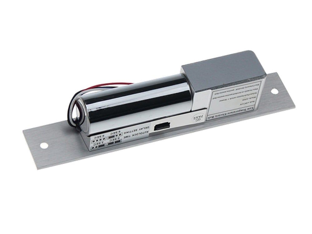 Bolt electric, fail safe, NC/COM/NO, temporizator, 12V, SECUKEY, C-Strike 2(SDT)