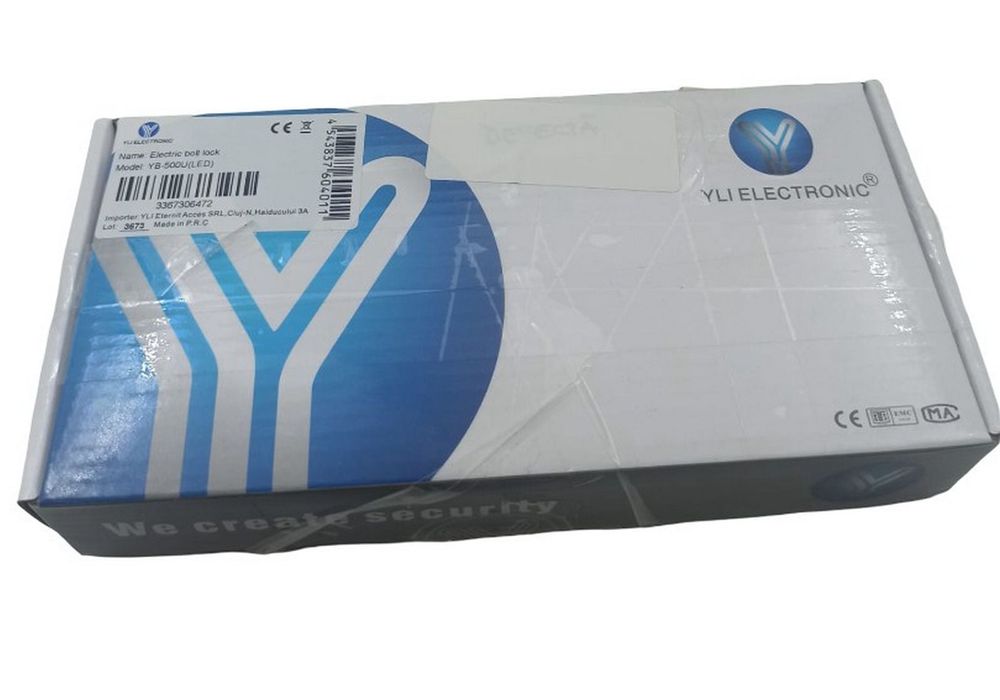 [RESIGILAT] Bolt electric cu suport pentru usa de sticla YB-500U-R1