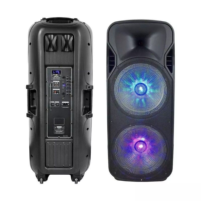 Boxa Portabila Iluminata, cu USB / SD / FM / AUX /  / MICRO / CHITARA, Ibiza Sound, SKU-7733