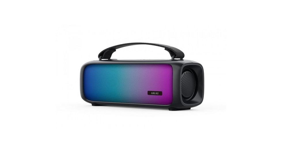 Boxa portabila AKAI Active 8W RMS, RGB, Bluetooth, USB, FM, ABTS-08 BK