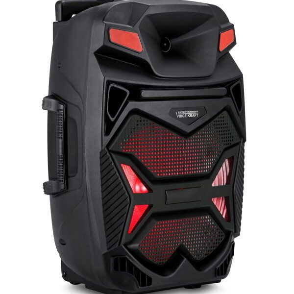 Boxa portabila cu microfon, 15", Bluetooth, 100W, VoiceKraft, VK 2502 BT