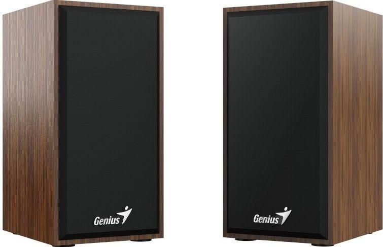 BOXE GENIUS 2.0, RMS 2 x 3W, Lemn, alimentare USB