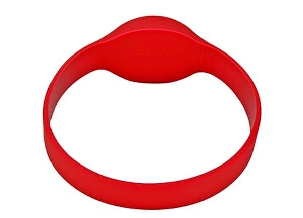 Bratara de proximitate din silicon, RFID 125Khz, SECUKEY Sbracelet 1 (EM) Red