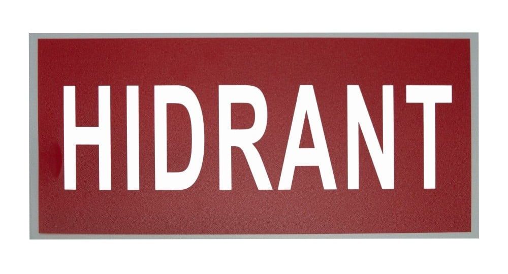 Folie PT emergenta hidrant, Braytron BC14-01308