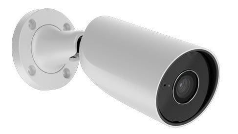 Camera supraveghere bullet IP Ajax BulletCam(B)-79030, 8MP, 2.8mm, IR 35m, Microfon, slot microSD, PoE, IP65