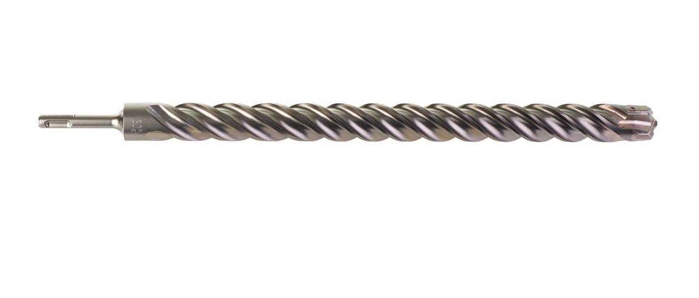 Burghiu SDS-Plus pentru beton si zidarie Milwaukee MX4, 30x450 mm, lungime activa 400 mm, 4 taisuri, varf carburat, 4932356511