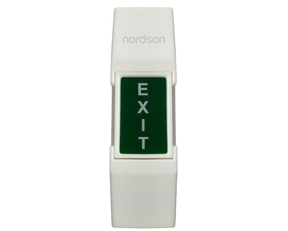 Buton de iesire subtire, aplicabil, din plastic, culoare verde EXIT