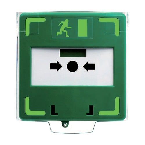 Buton iesire de urgenta resetabil CSB-803, CSAccess, LED, buzzer, rearmare cu cheie, 3 iesiri NO/NC