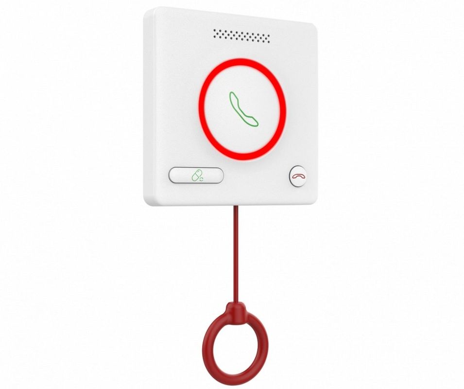 Buton apelare medicala Hikvision DS-KHH6020X, intercomunicare bidirectionala, 1 port RJ45, PoE, IPX5