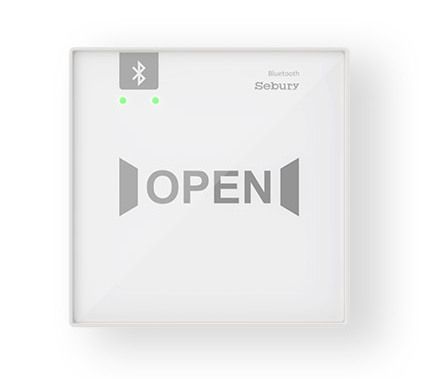 Buton de iesire cu Bluetooth, aplicatie mobila, 86x86x12, Sebury S-PAD-BT