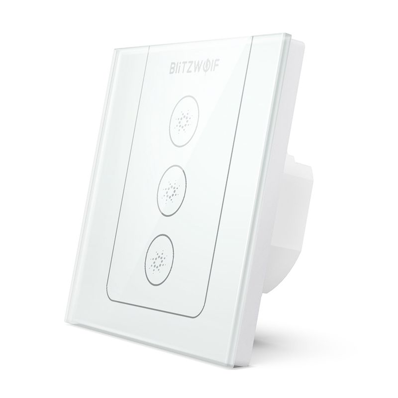 Intrerupator inteligent RF, cu Wi-Fi, 800W, compatibil cu Tuya Smart, BW-SS8 EU BlitzWolf