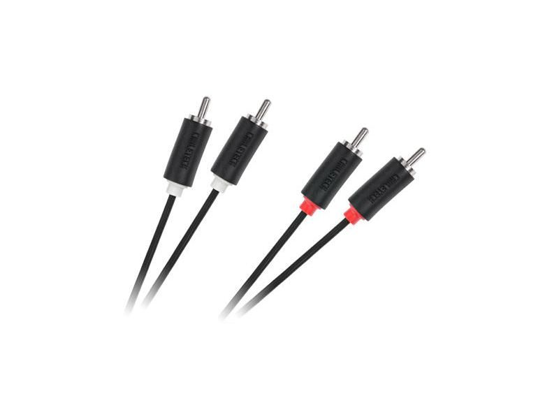 Cablu 2 RCA tata - 2 RCA tata standard 5 metri