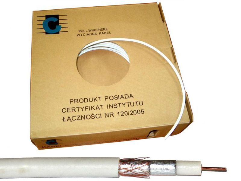 Cablu Coaxial Cu tresa Cu miez 1mm 150 metri