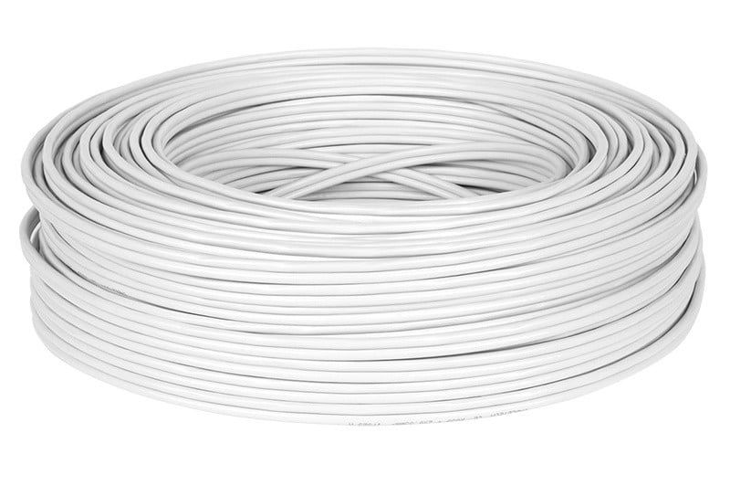 Cablu Coaxial RG59 + 2x0.35, impedanta 75 Ohm, rola 100m, conductor cupru, ecranaj folie aluminiu, alimentare 2x0.35mm, KAB0027