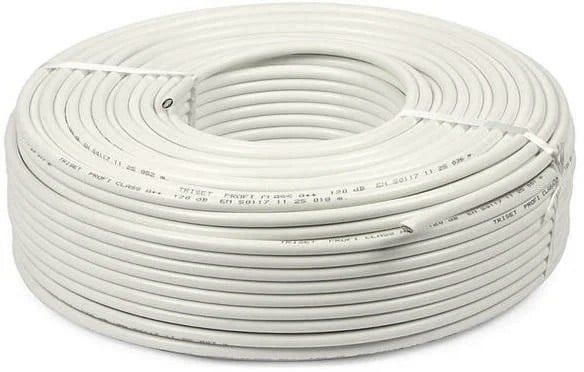 Cablu de alarma cu 8 fire, 8x0.22, folie din PVC, rola de 100m, Q5+ LYY(ST)Y / AF 8x0.22