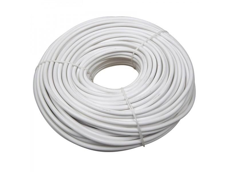 Cablu de alimentare flexibil cu fire de cupru, Myym 3x1,5 mm, alb, MYYM3X1.5-CU ALB