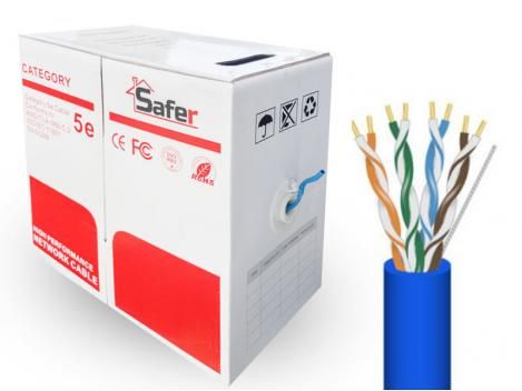 Cablu Ftp CCA Cat5E cutie 305m Safer, FTPCCAS305