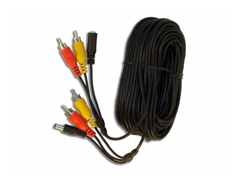 Cablu RCA pentru supraveghere 20 m 2 x RCA
