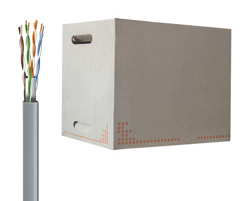 Cablu UTP CAT6, din cupru, 4x2x23 AWG, PVC, rola 305m, Safer ADM-UTP6-23AWG-305M