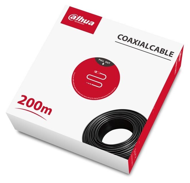 [RESIGILAT] Cablu coaxial RG59, 200 m, cupru, DH-PFM930-59N-200-R Dahua