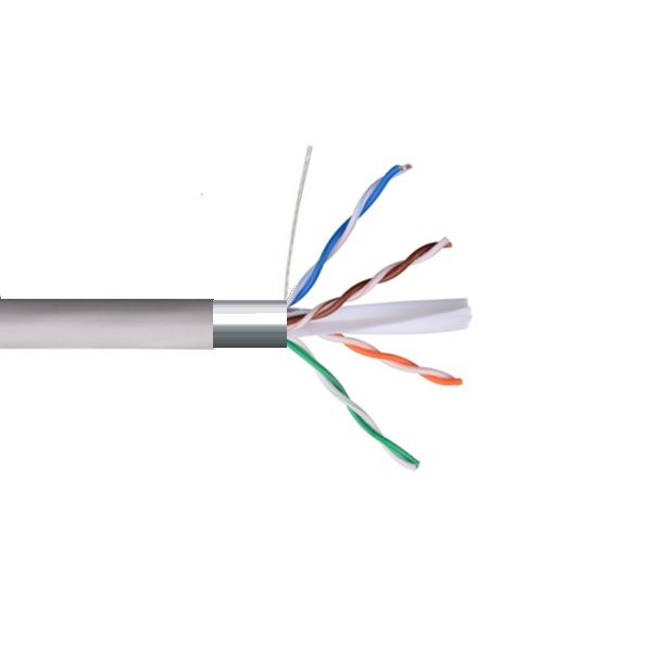 Cablu FTP CAT 6, 4x2xAWG23, 100% Cupru, Tambur500m FTPCAT6-4x2xAWG23-CU-500M