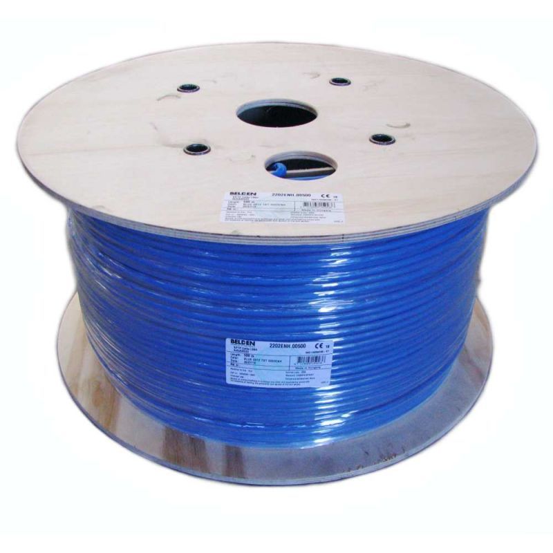 Cablu S/FTP cat6A LSNH AWG23, tambur 500m, 100% cupru, Belden 2202ENH