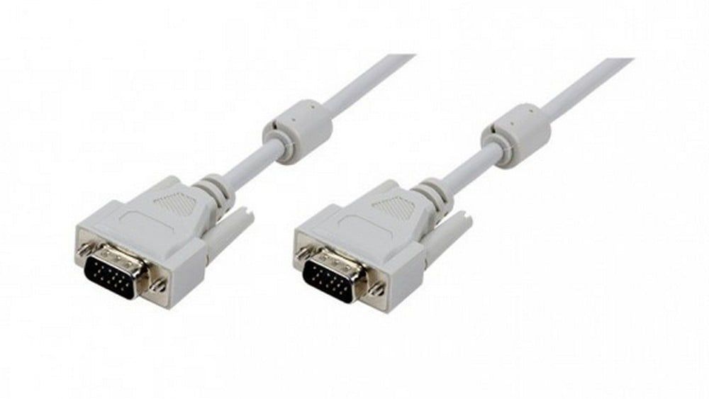 Cablu VGA monitor si proiector LogiLink, HD15 tata-tata, 3m, 30AWG, CV0026