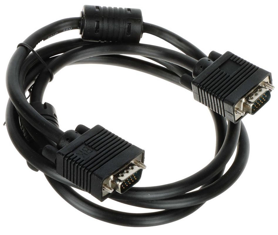 Cablu VGA pentru monitor, lungime 1.5m, conectori D-Sub tata-tata, VGA-1.5-WW/F