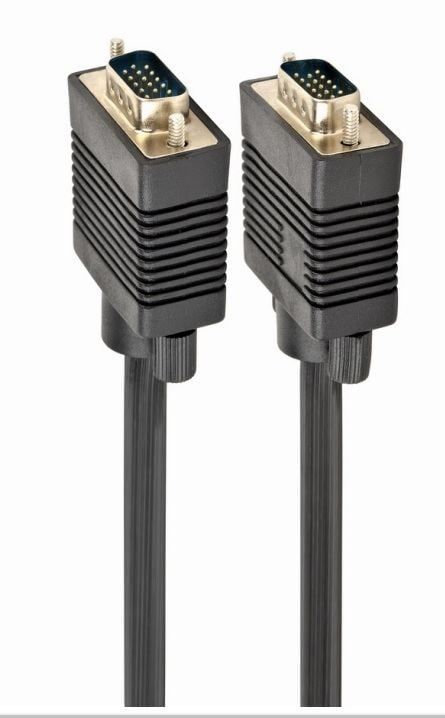 Cablu VGA negru 3 metri, dublu izolat, Full HD pana la 60Hz, CC-PPVGA-10-B(3M)