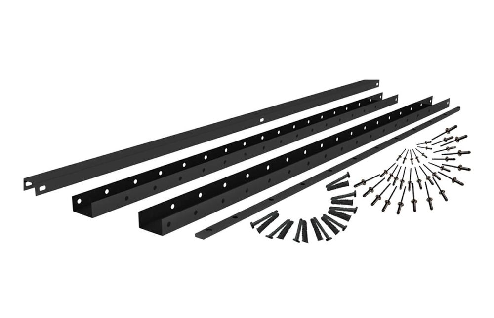 Cadru gard, Model Jaluzea, Aluminiu 30x60mm 23-001/1.9X2.5, rezistent meteo, inoxidabil