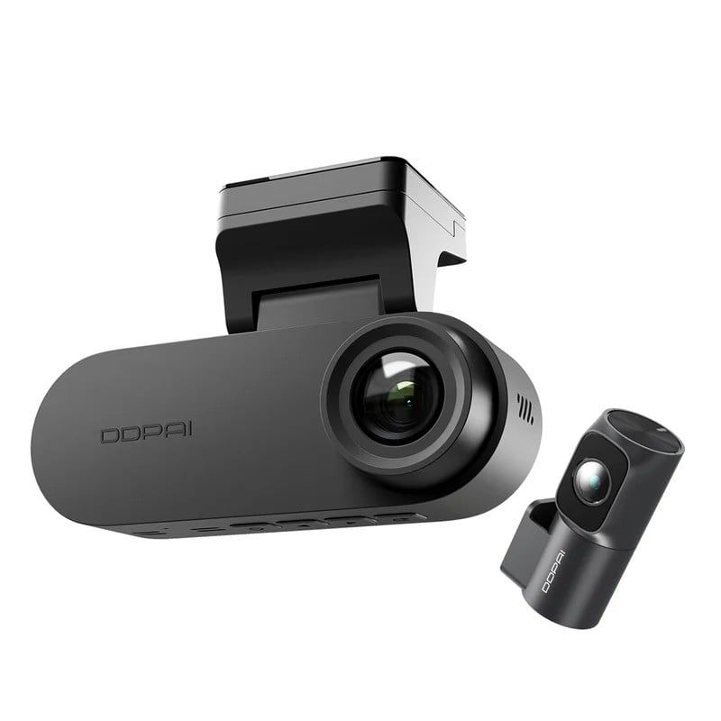 Camera auto DDPAI-N2 Dual, 2K + 1080P, Night Vision 2.0, Wi-Fi 2.4GHz, Bluetooth 5.0, slot MicroSD pana la 256GB, Asistenta la condus