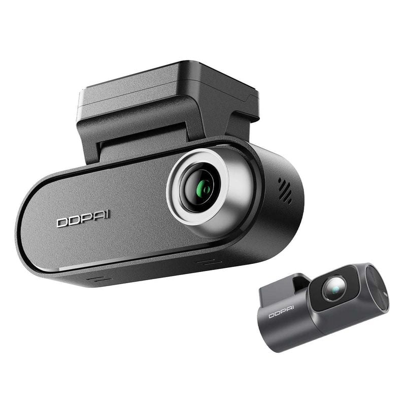 Camera auto duala DDPAI-N5 Dual 2026, 4K + fullHD, memorie interna 32GB, slot microSD, mod parcare, AI, Wi-Fi 6, Bluetooth, GPS