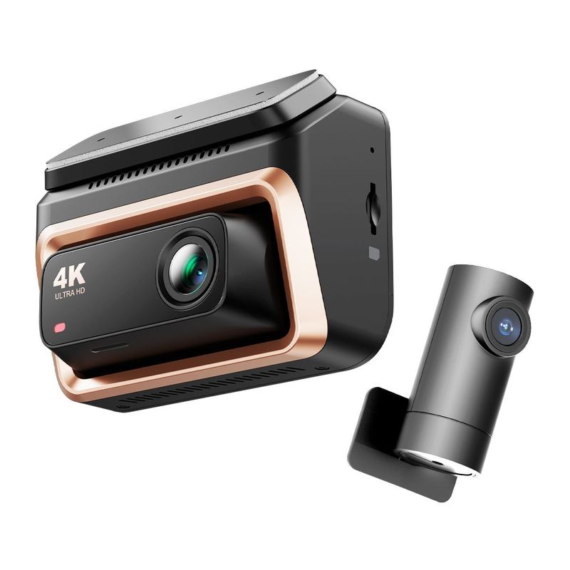 Camera auto DVR fata-spate DDPAI-Z90 Master Dual, 4K+4K, Supercapacitor, Memorie interna 64GB, Sony STARVIS 2, Wi-Fi 5GHz, GPS, parcare 24/7