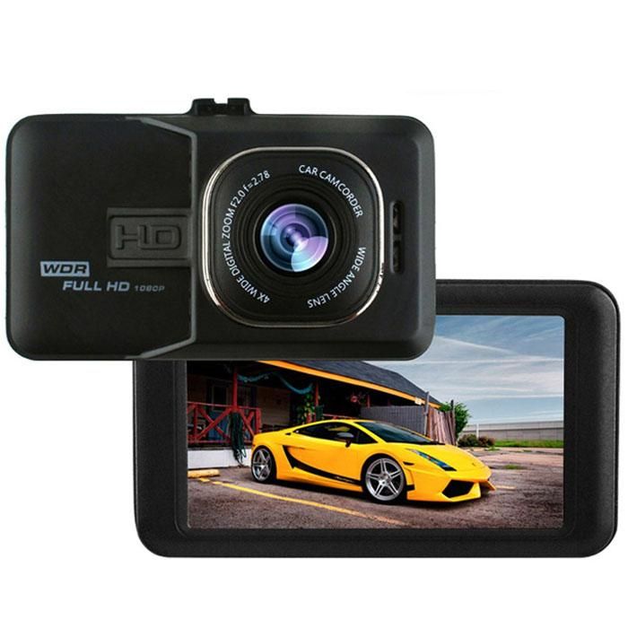 DVR auto Full HD 3 inch cu suport card 120 grade