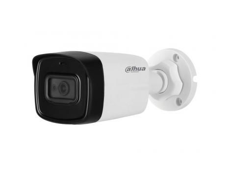 Camera Bullet, 8 Megapixeli, IR 80 M, lentila 3.6 mm, microfon incorporat, HAC-HFW1801TL-A