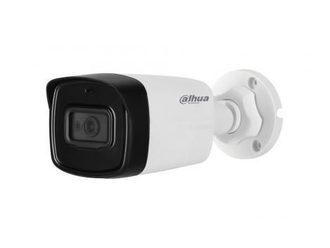 Camera bullet de exterior 2 MP, Smart IR 80 m, IP 67, microfon, Starlight, HAC-HFW1230TL-A-036