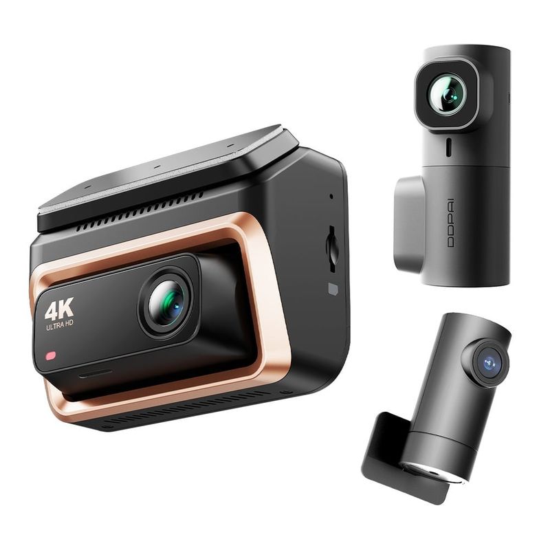 Camera de auto DDPAI-Z60 Pro 2026 3-CH, 4K+2K+1K, 3 Canale, Senzori Sony STARVIS 2, NightVIS 2.0, Wi-Fi, Bluetooth